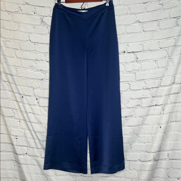 Trina Turk Pants - Trina Turk Blue Wide-Leg Pants Size 4 Excellent Condition